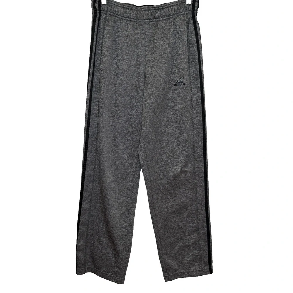 Adidas Climawarm Sweatpants Mens Size Medium Gray Pull On Elastic‎ Waist Pockets